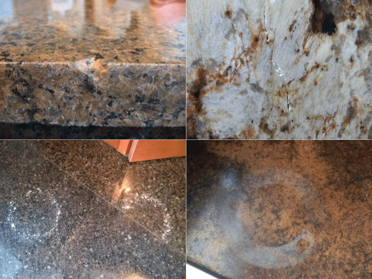 countertop replacement damage