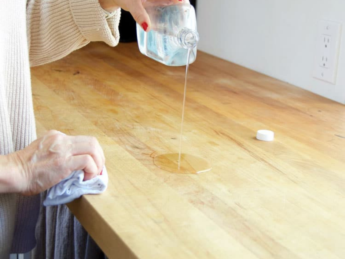 countertop replacement removing stains