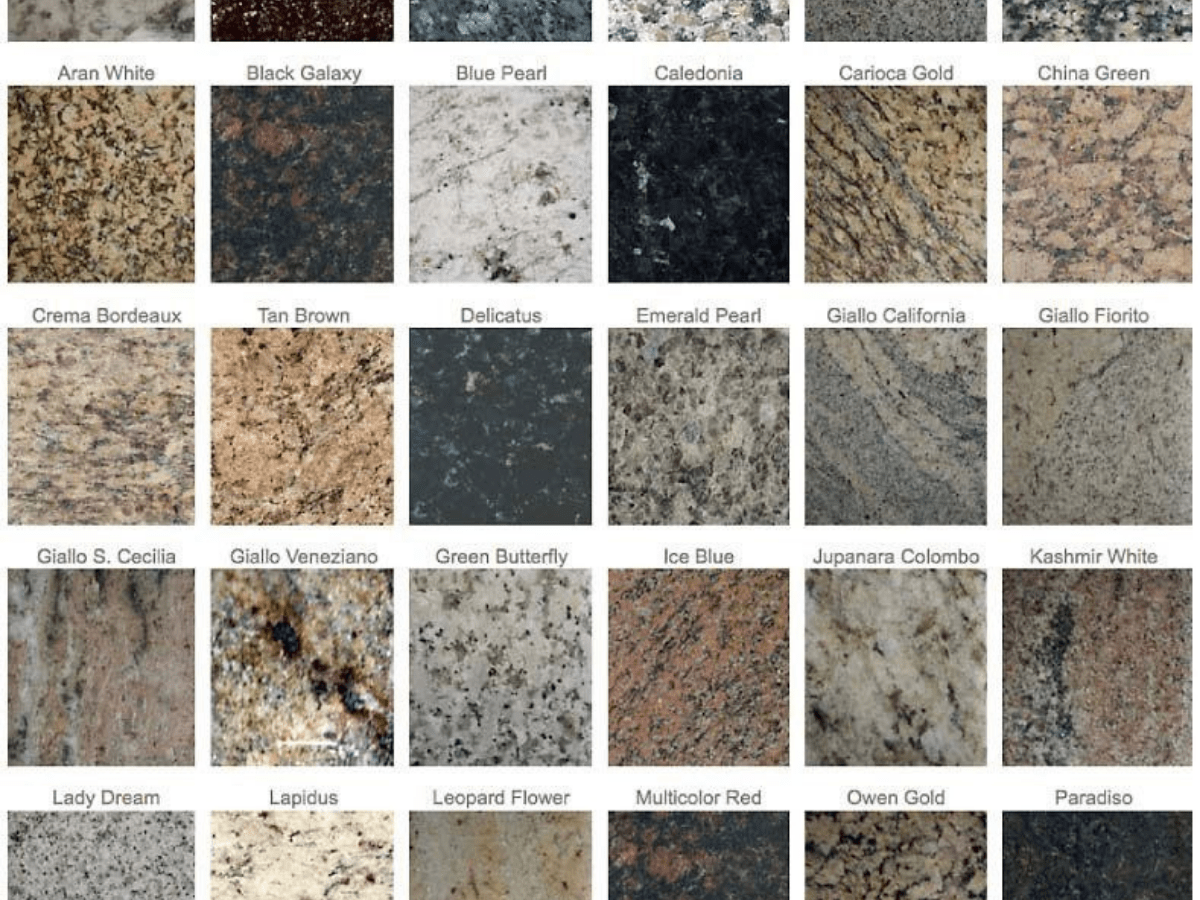 granite slab patterns