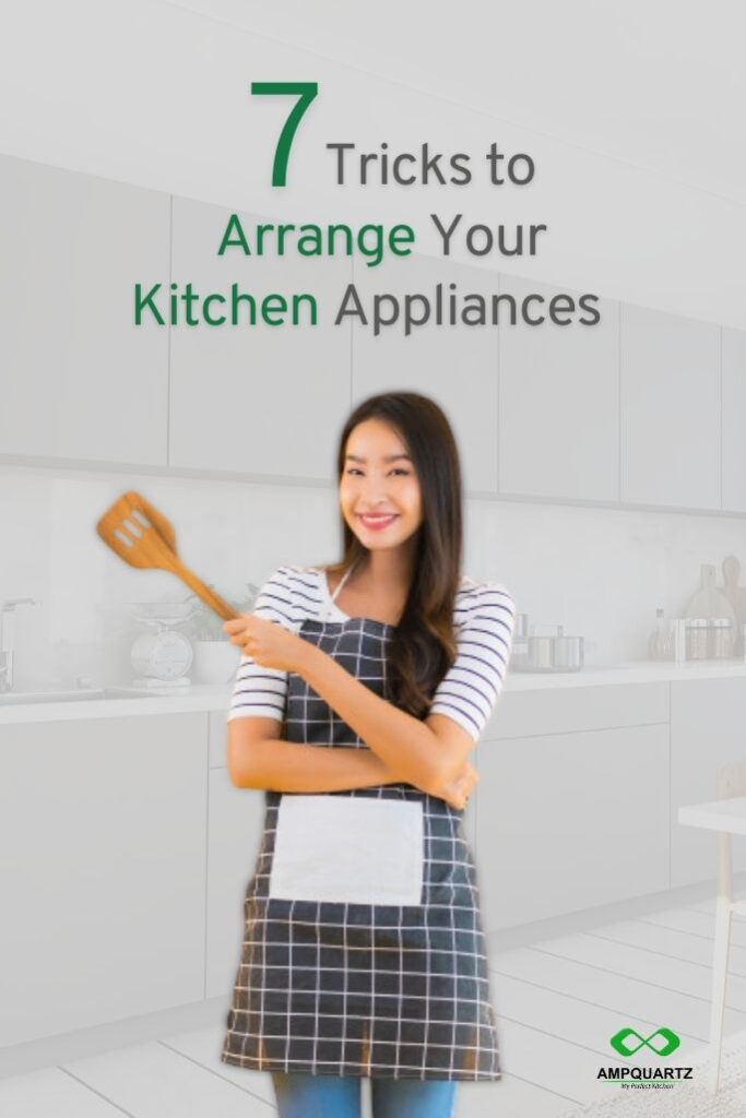 teach you some ways to arrange your kitchen appliances