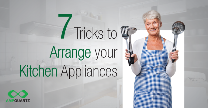 teach you some ways to arrange your kitchen appliances