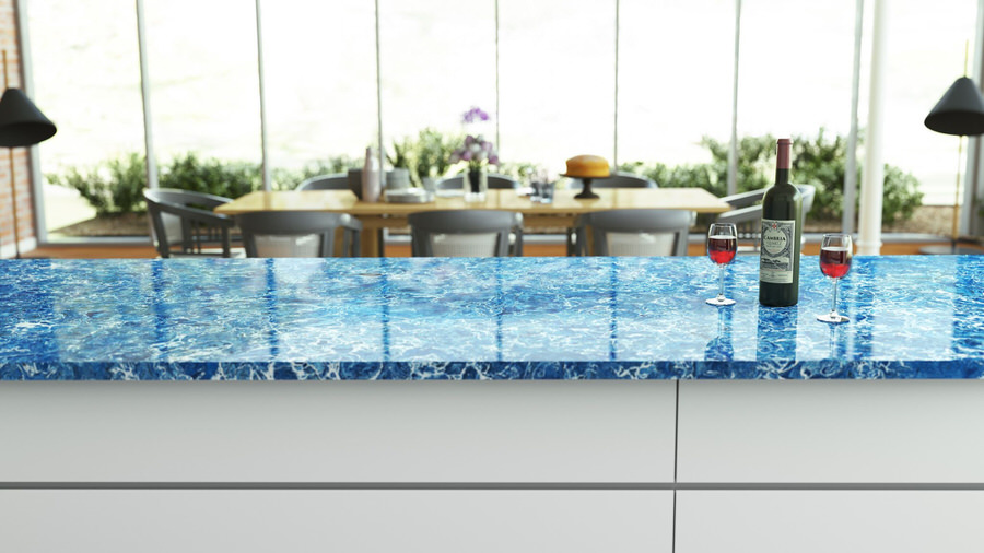 Blue Quartz Countertops.