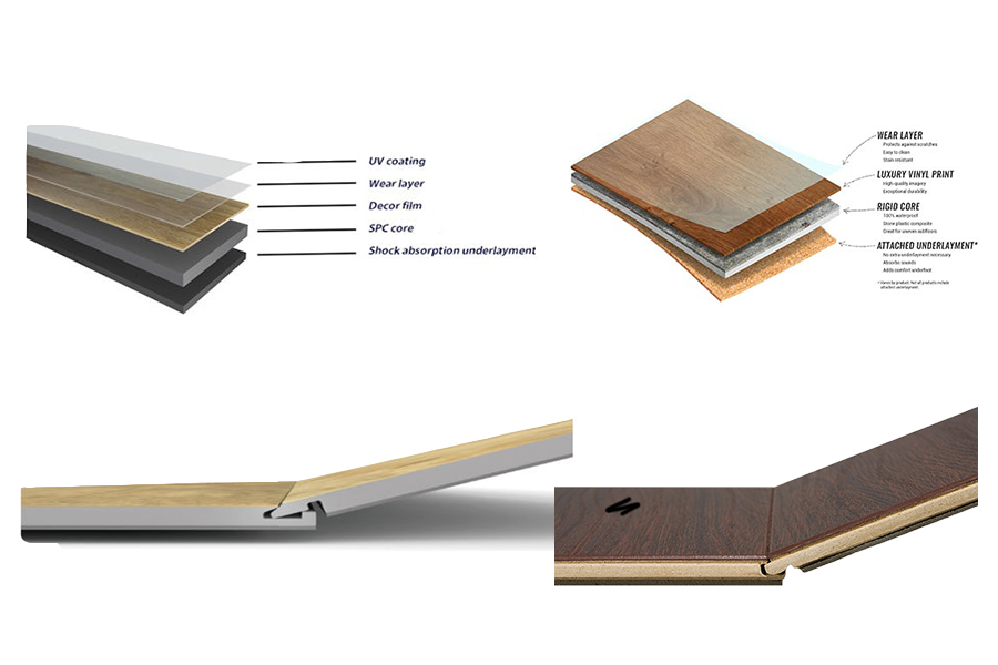 spc & laminate flooring thickness