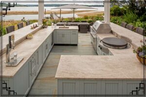 outdoor kitchen