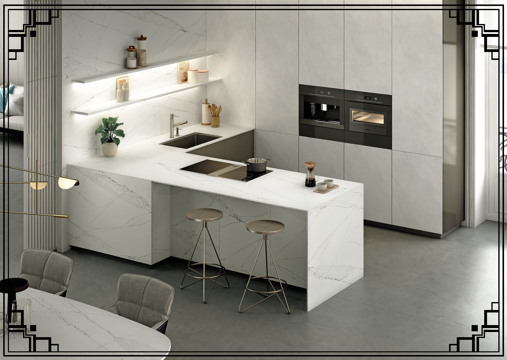 Kitchen countertop brand- Silestone