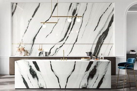 Natural Marble Kitchen
