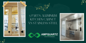 5 Parts Aluminium Kitchen Cabinet vs Stainless Steel