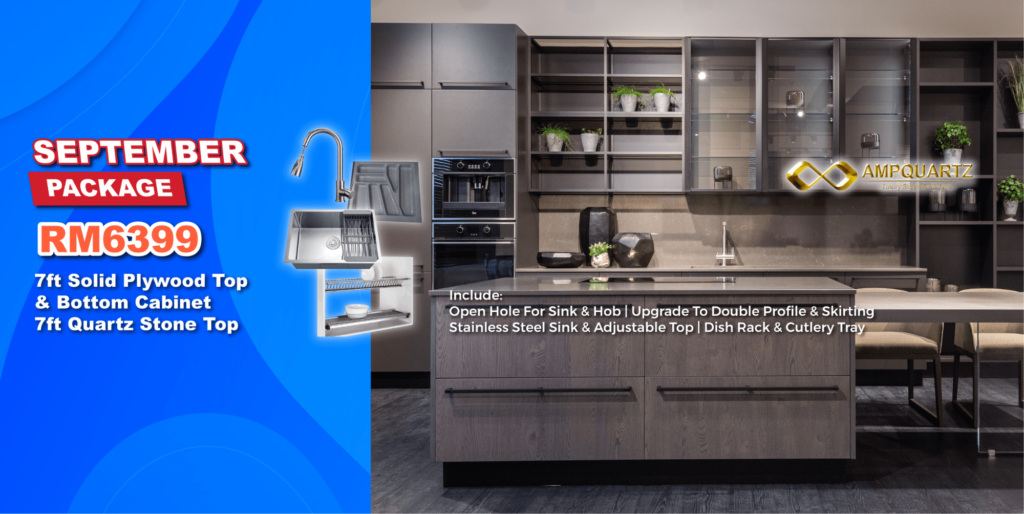 6 Fashionable Kitchen In Johor AMPQUARTZ