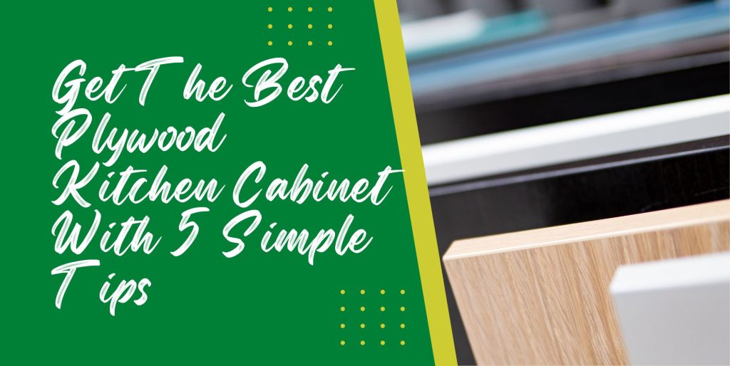 plywood kitchen cabinet
