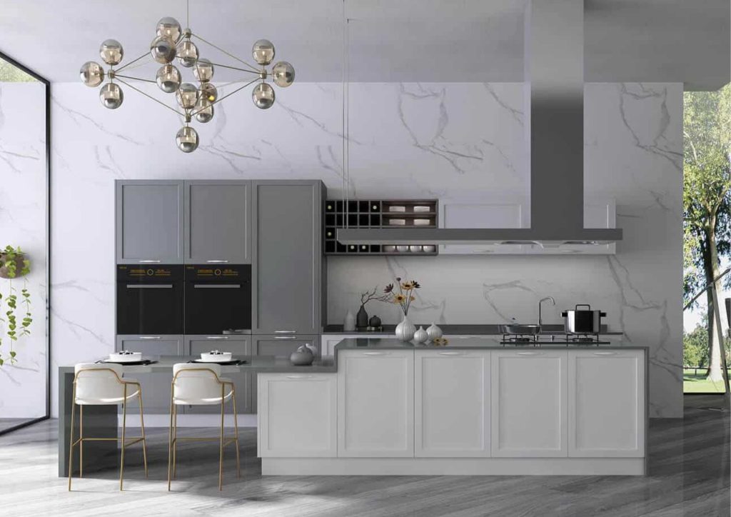 aluminium kitchen cabinet