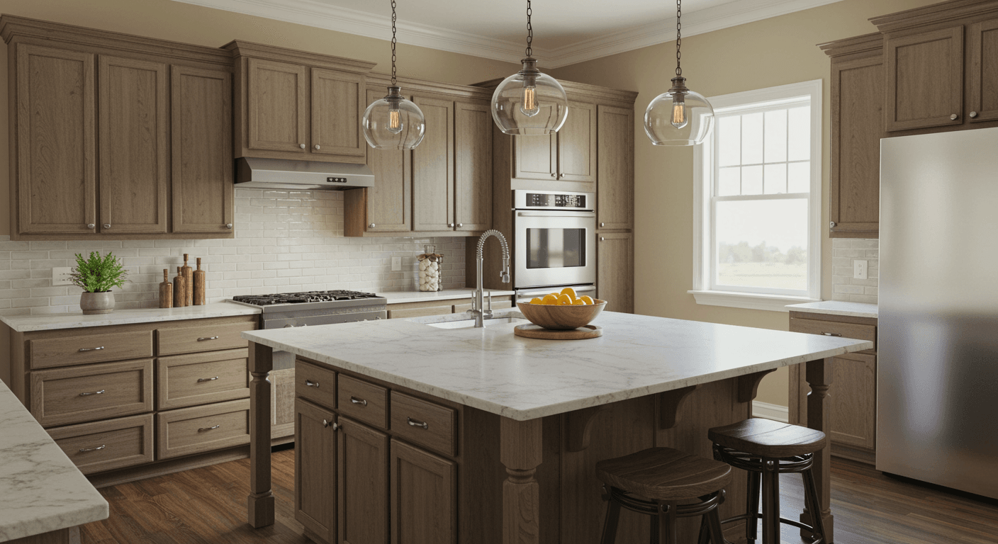 Two-Tier Kitchen Island, Kitchen Island Design, Home Kitchen Design, Kitchen Island Use, Kitchen Island Types, Choice Of Kitchen Island, Kitchen Island Design Type, Benefits Of Kitchen Island