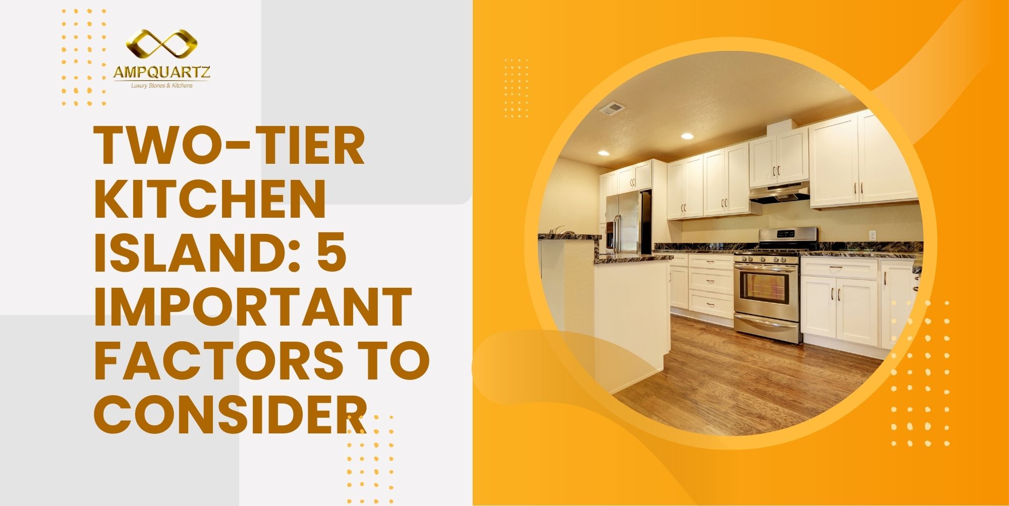 5 Important Factors To Consider About Two-Tier Kitchen Island