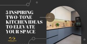 two-tone kitchen