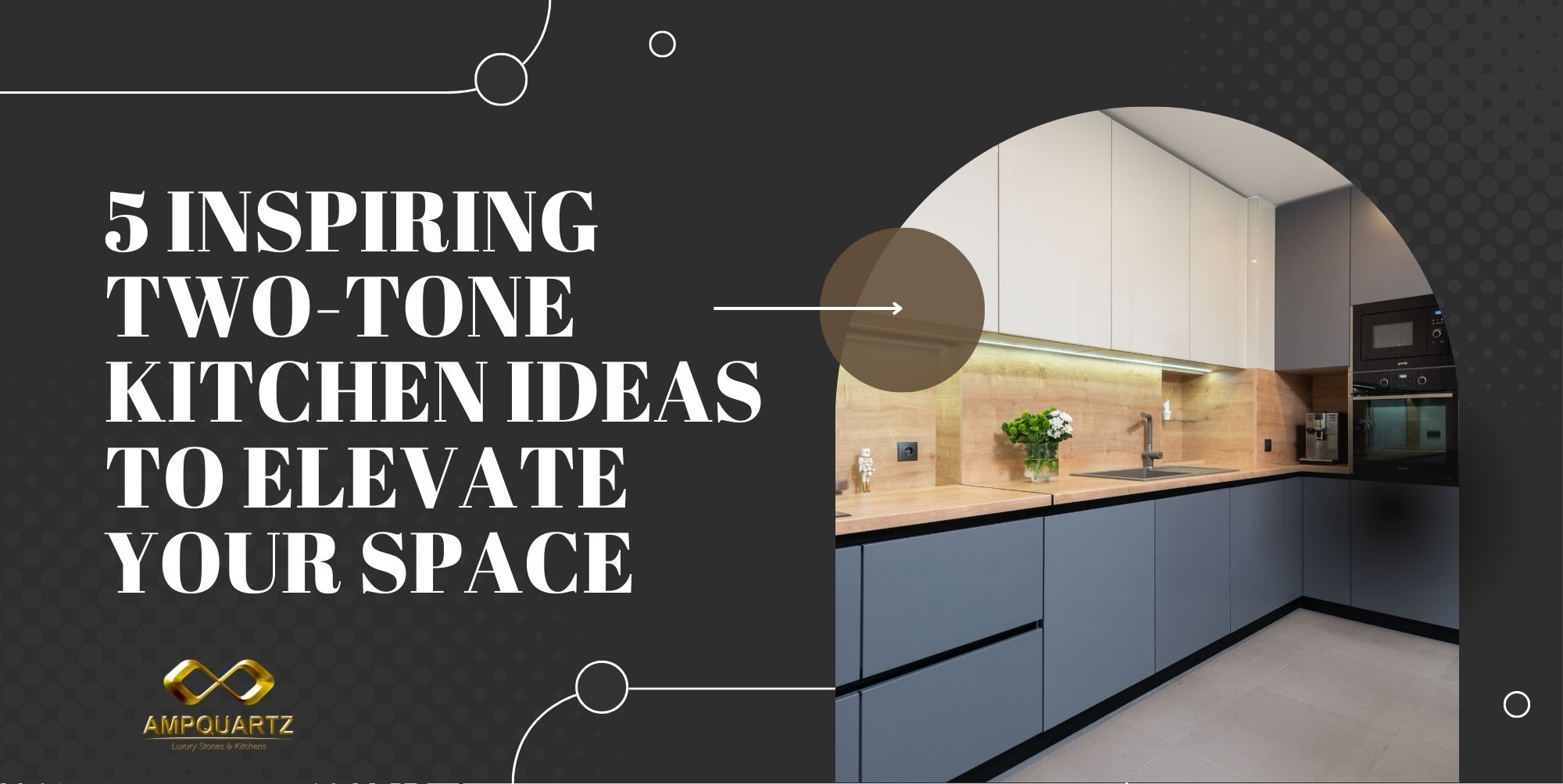 two-tone kitchen