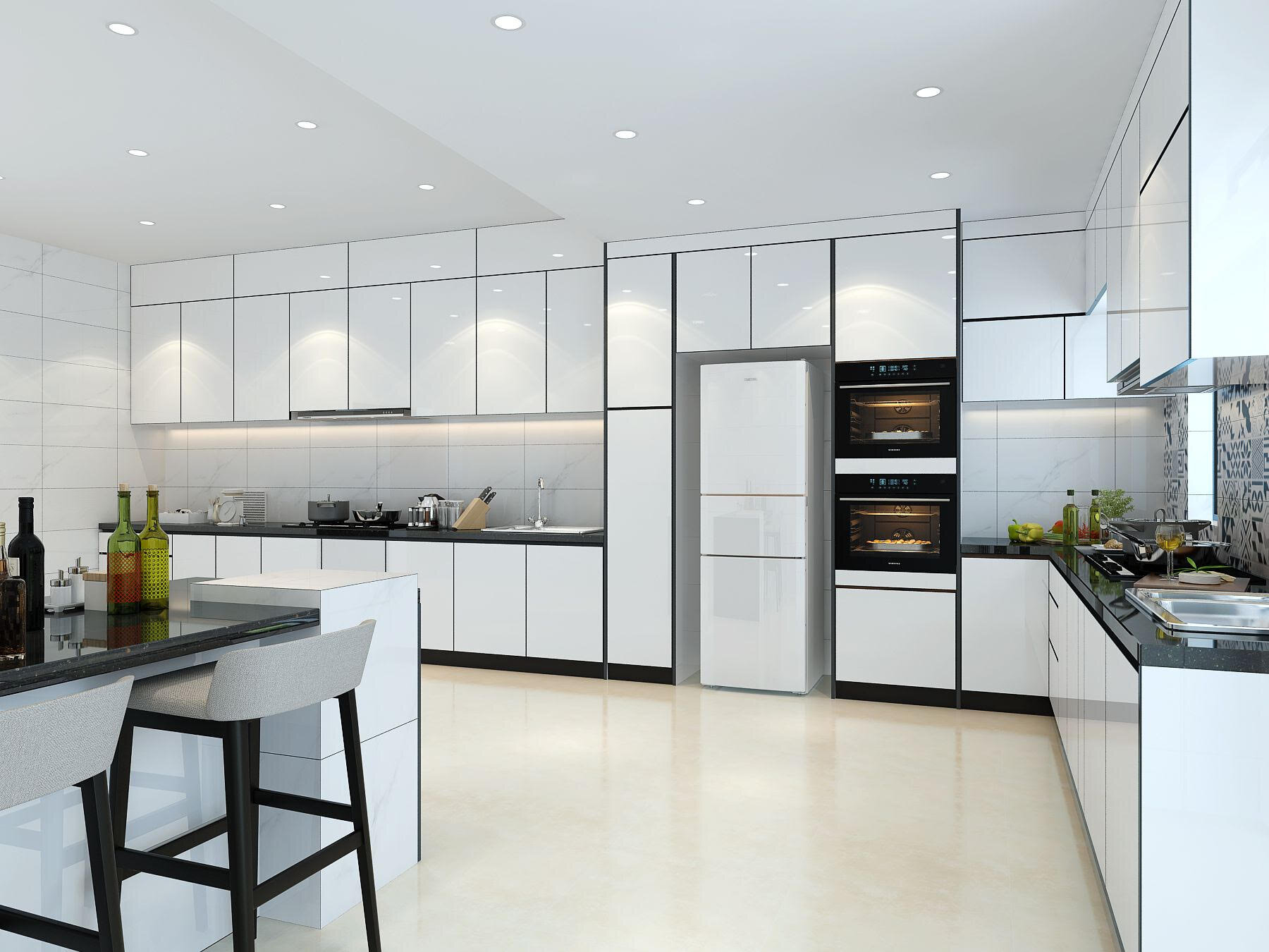 Aluminium, Aluminium Kitchen Cabinet