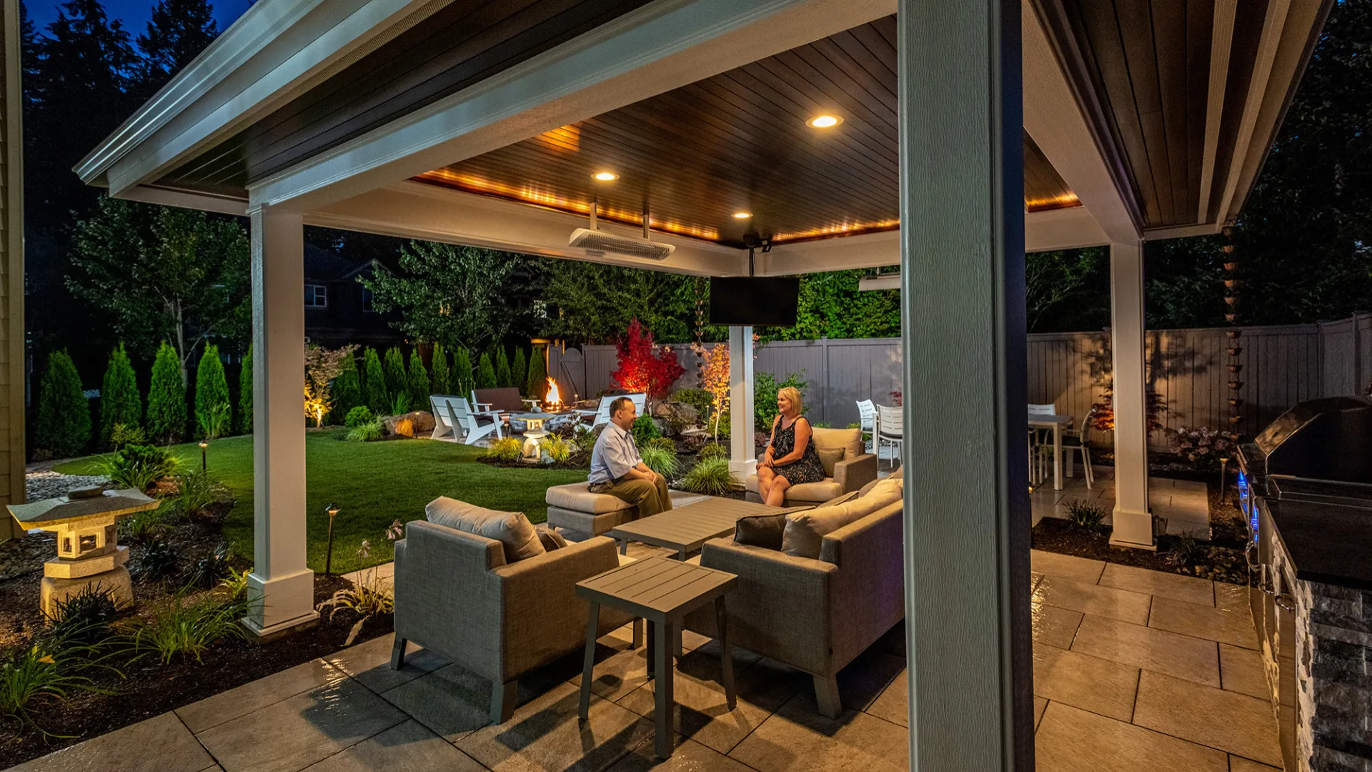 Kitchen Cabinet Johor Bahru 75 Asian Outdoor With A Gazebo Ideas You'Ll Love - February, 2023 | Houzz