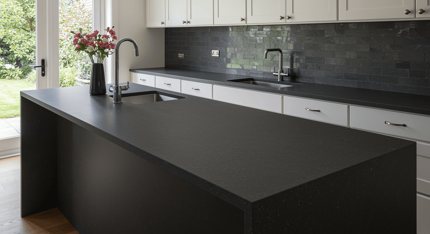 Kitchen Cabinet Johor Bahru Solid Surface Countertops, Kitchen Countertops, Choosing Kitchen Countertops, Home Kitchen Countertops, Countertop Materials, Countertop Durability, Countertop Material Options, Good Kitchen Countertops