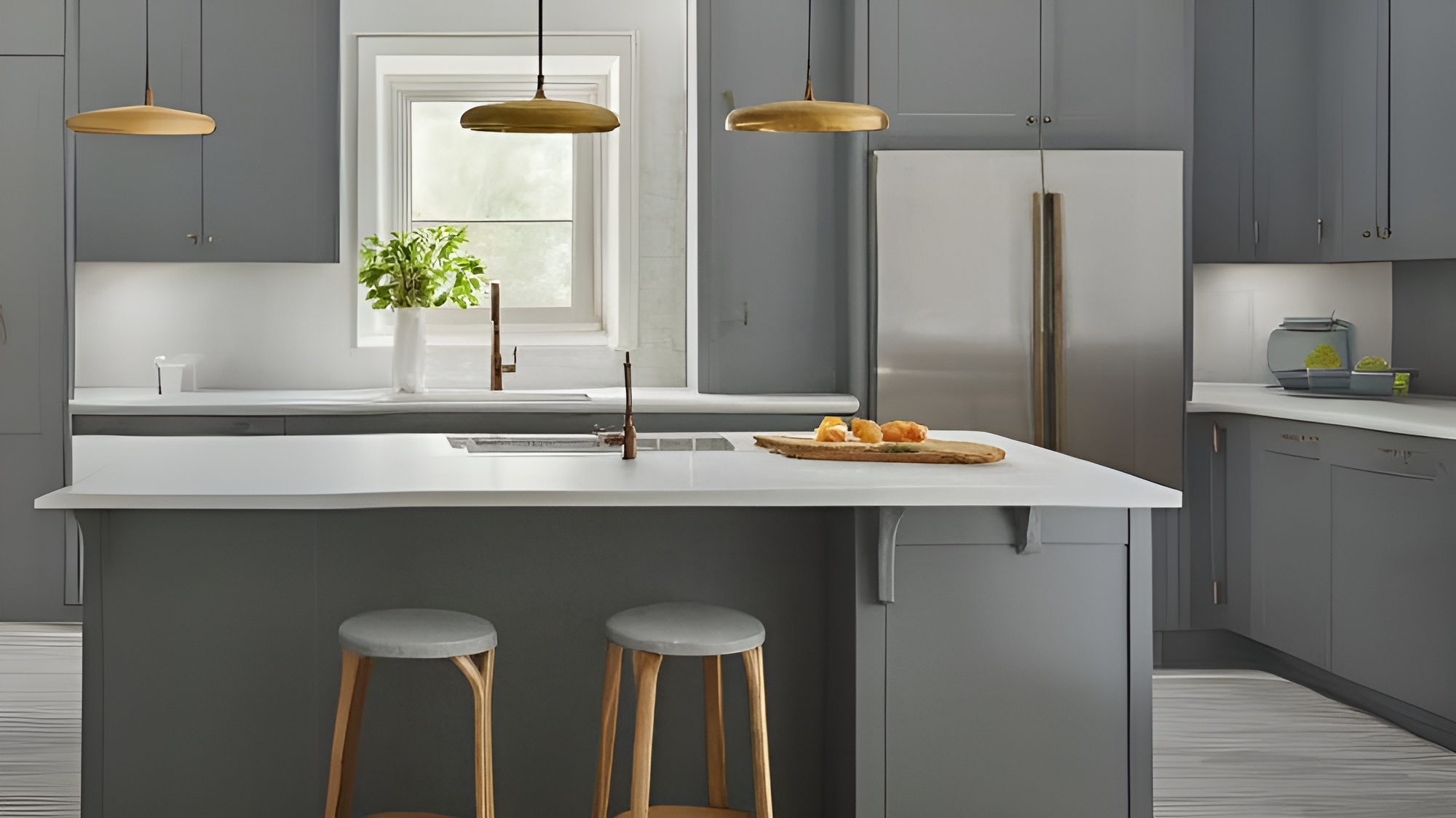 kitchen countertop overhang