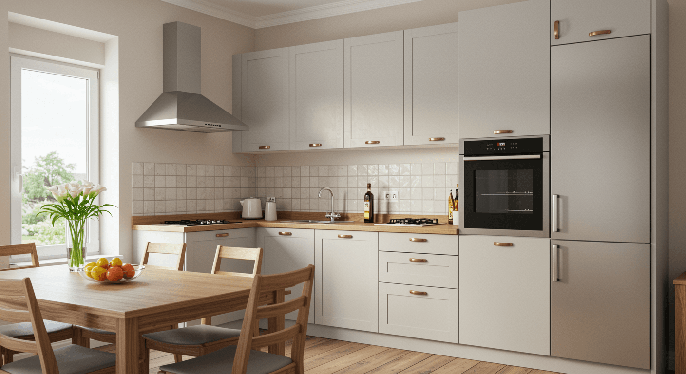 Budget Friendly Kitchen, Kitchen Cabinets, Kitchen Countertops, Kitchen Decor, Home Kitchen Tips, Choosing Home Kitchen Cabinets, A Good Kitchen Design, Choosing Kitchen Cabinet Tips, Good Kitchen Cabinet Options, Good Kitchen Countertop Choices, Planning An Aesthetic Kitchen