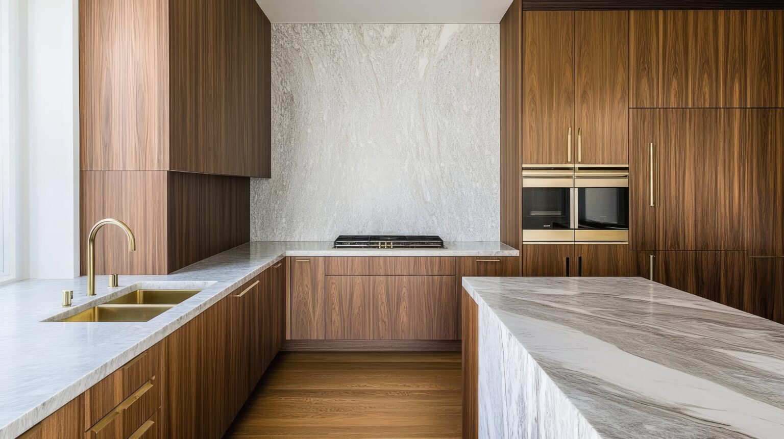 Plywood + Quartz Countertop 4 Fun Kitchen Details