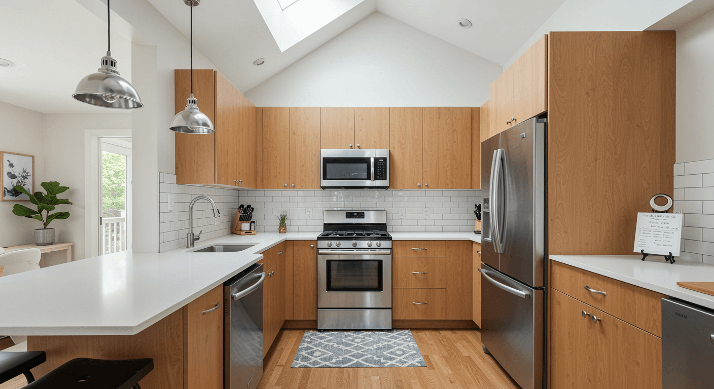 Kitchen Cabinet Johor Bahru Open Kitchen, Home Kitchen Planning, Home Kitchen Space, Open Concept Kitchen, Home Kitchen Space Plans, Tips For Open Kitchens, Home Kitchen Design, Tips For Open Kitchen Space