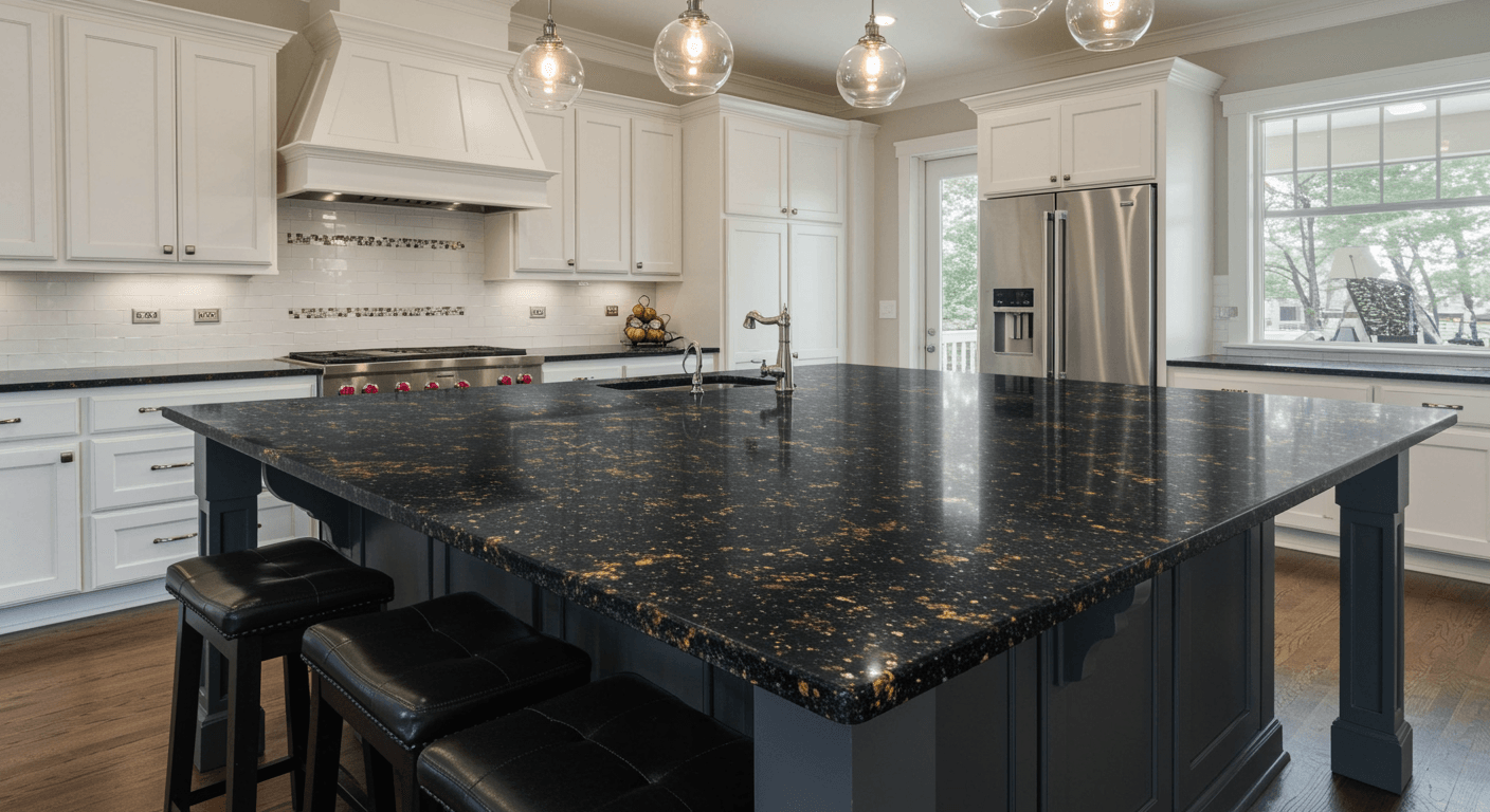 Kitchen Cabinet Johor Bahru Granite Countertop, Granite Countertop Care, Care For Granite Countertops, Home Kitchen Countertops, Maintain Kitchen Countertops, Home Kitchen Countertop Materials, Home Kitchen Countertop Choices