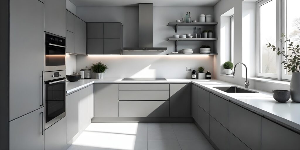 minimalist aluminium kitchen cabinets, home kitchen cabinets, aluminium honeycomb cabinets