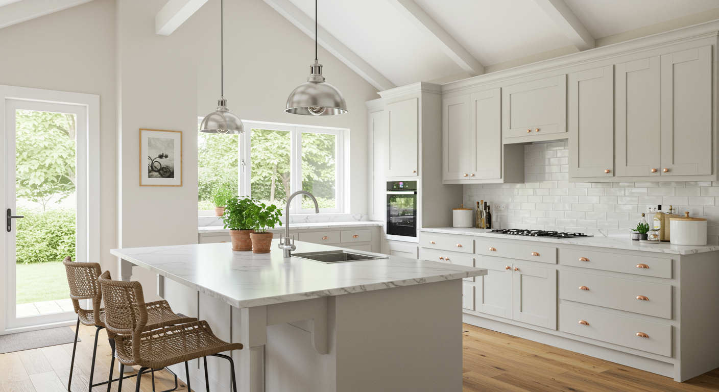 Kitchen Cabinet Johor Bahru Maintaining Light Coloured Countertops, Countertop Care Choices, Light Coloured Countertop For Home, Cabinet Neatness, Kitchen Countertop Care, Maintenance Of Kitchen Countertops, Kitchen Countertop Tips, Care Tips For Kitchen Countertops, Home Kitchen Light Countertops