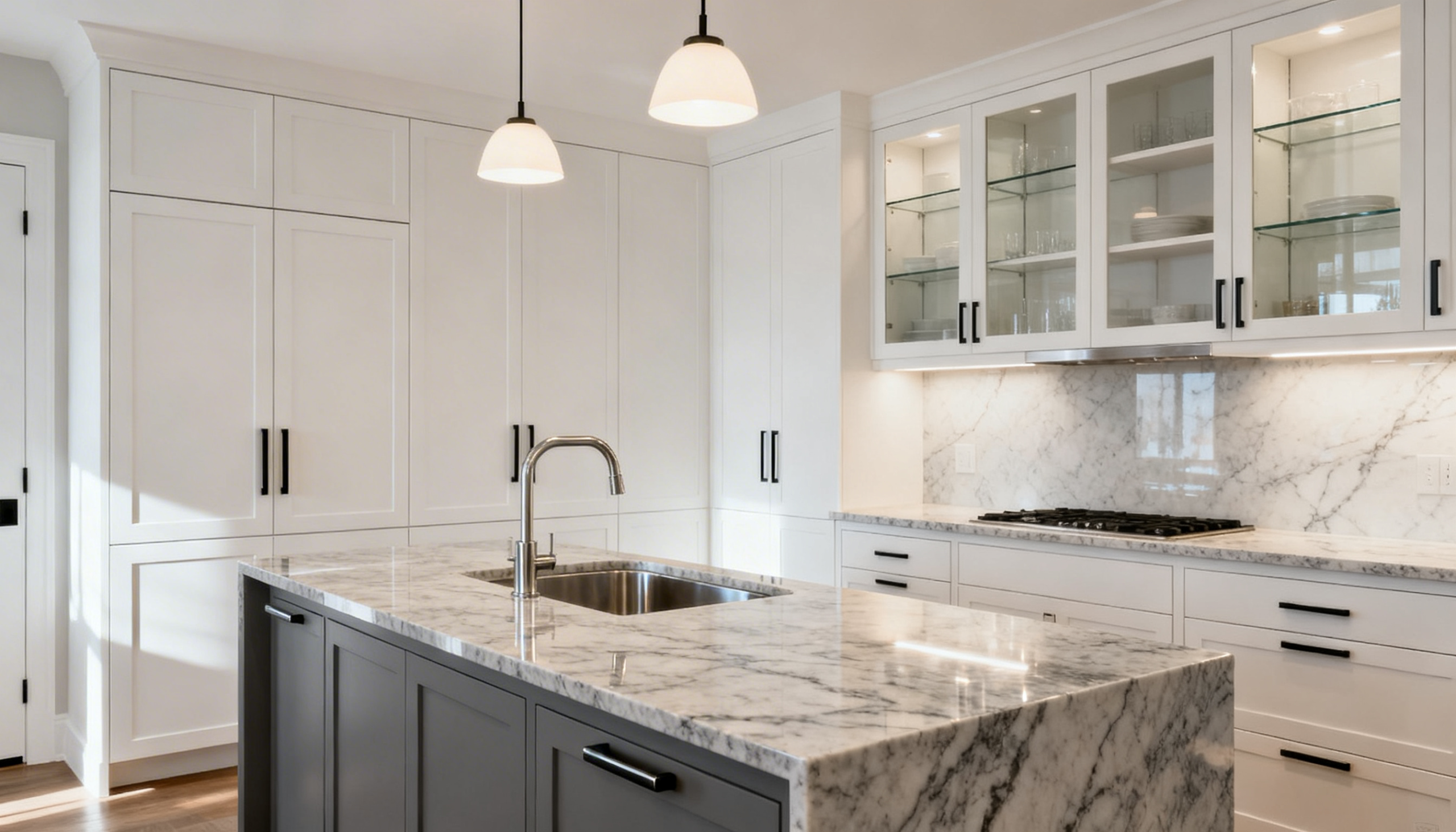 A Granite Countertop, Kitchen Countertops, Home Kitchen Countertops, Choosing Kitchen Countertops, Kitchen Countertop Choice, Materials For Kitchen Countertops, Good Kitchen Countertops, Planning Kitchen Space, A Good Choice For Kitchen Countertops
