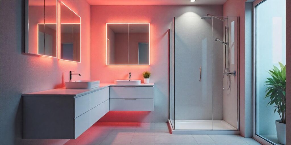 aluminium cabinets, home bathroom aluminium cabinets, cabinets for home bathrooms