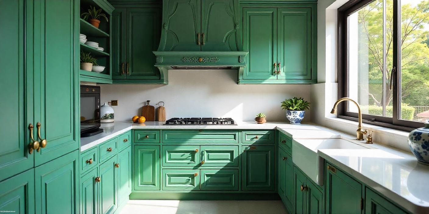 Kitchen Cabinet Johor Bahru Peranakan Inspired Cabinets, Kitchen Cabinet Design, Peranakan Cabinets For Kitchens