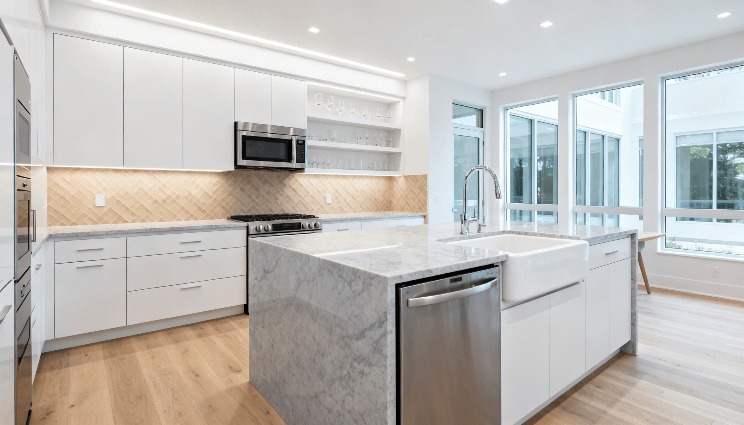 Kitchen Minimalist Trends, minimalist kitchen design, kitchen cabinets, kitchen countertops, kitchen tips, kitchen design tips, home kitchen design tips, home kitchen trends to implement, home kitchen trend choices, choosing kitchen design trends