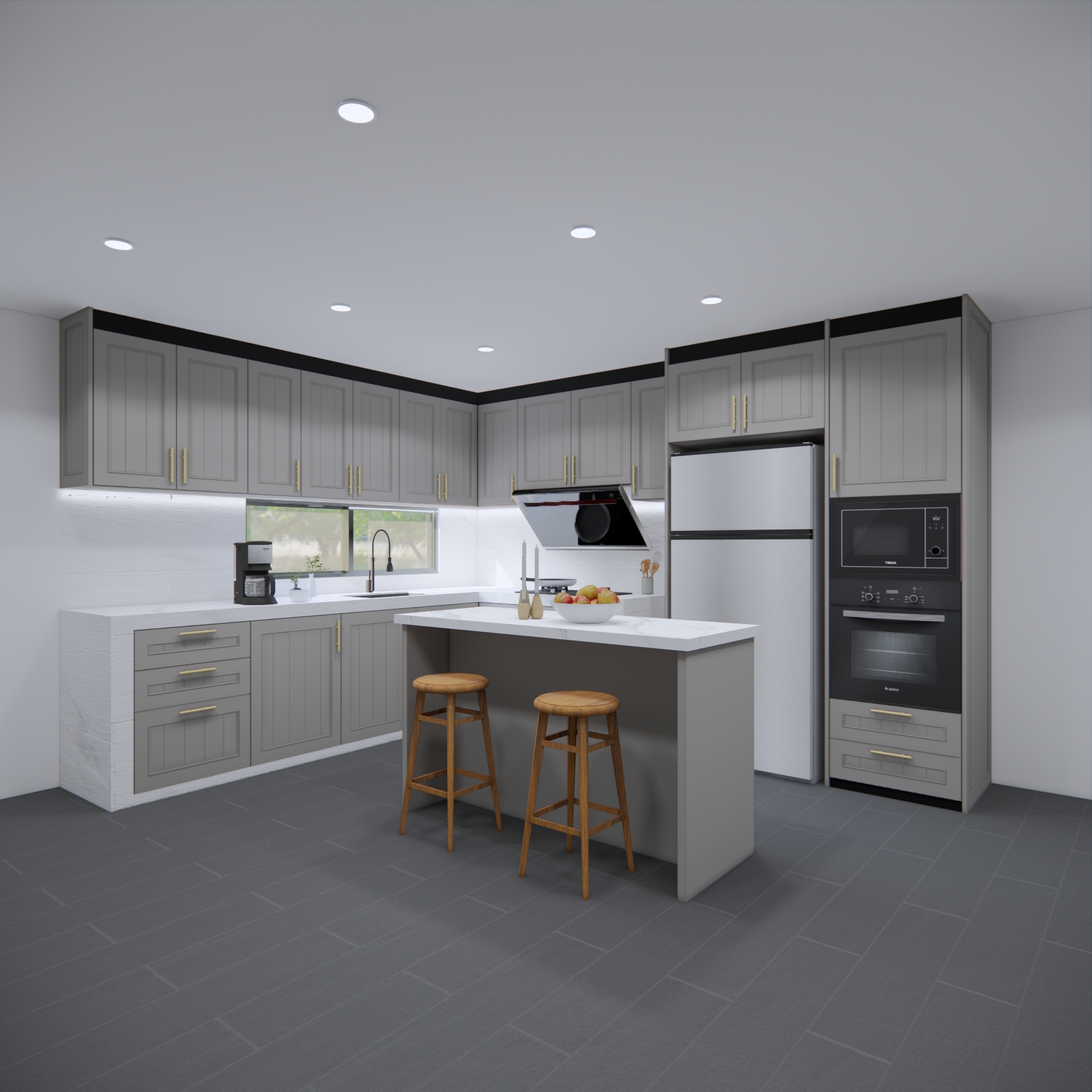 Kitchen Cabinet Johor Bahru Solid Plywood, Kitchen Cabinets, Johor Kitchen Cabinets, Ampquartz Cabinets