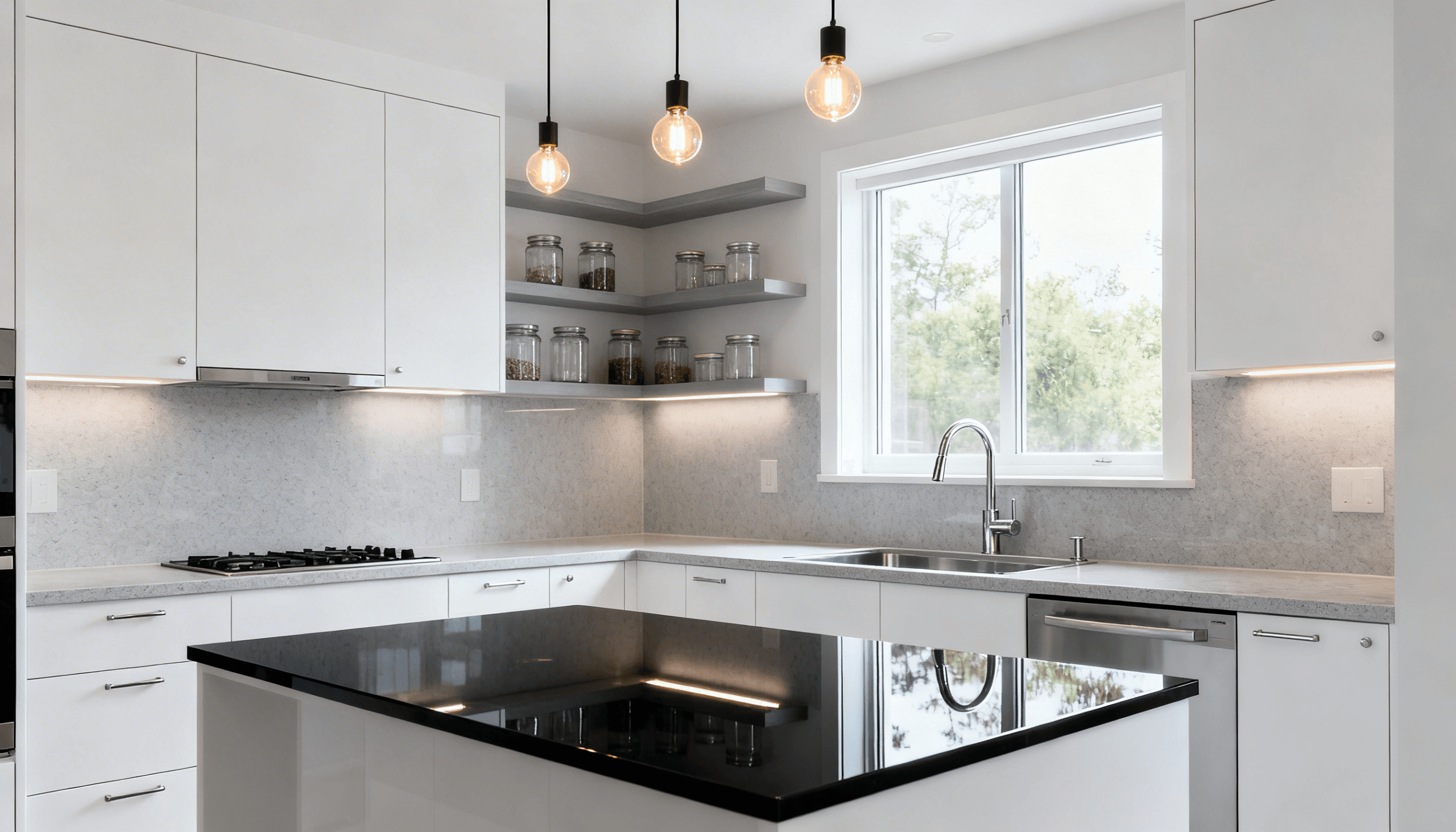 Custom Corner Cabinets, Small Kitchen Cabinets, Corner Kitchen Cabinets, Small Kitchen Cabinet Tips, Space Saving Cabinet Tips, Corner Cabinets For Kitchens, Tips For Kitchen Cabinets, Cabinet Designers, Specific Kitchen Cabinets, Home Cabinets For Small Sized Kitchens