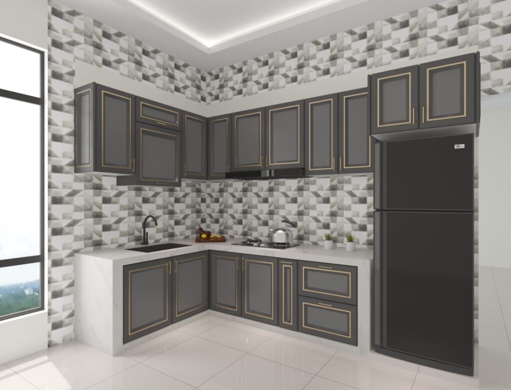 Easy Clean Kitchens, kitchen cabinet, cabinet doors, Ampquartz cabinets, Ampquartz doors, easy clean kitchen doors, low maintenance kitchen, Ampquartz cleaning, kitchen maintenance tips johor