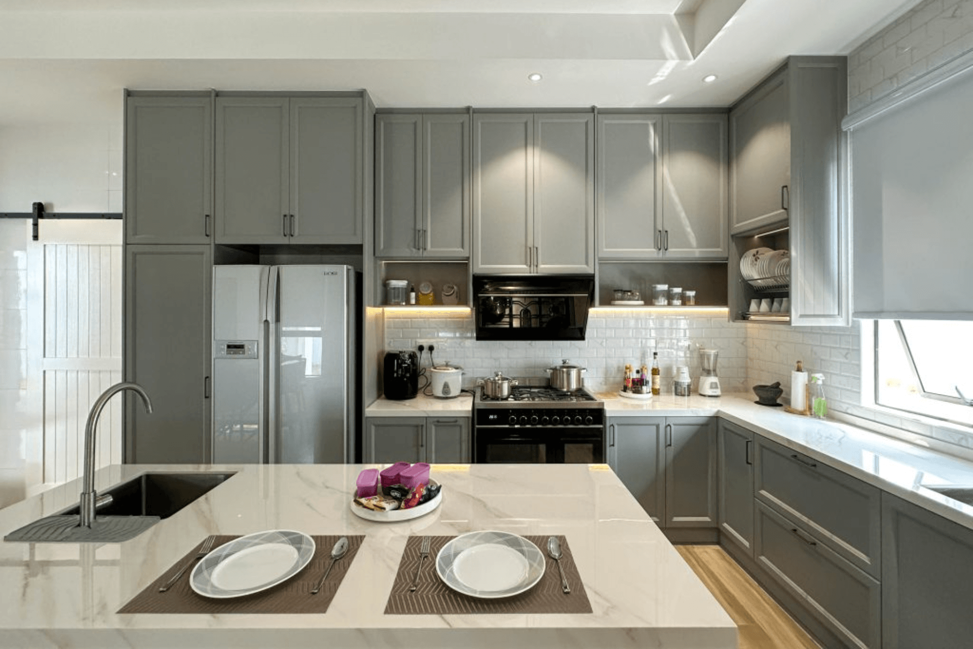 Kitchen Cabinet Johor Bahru Designing A Dream Kitchen, Kitchen Cabinets, Home Kitchen Cabinets, Aluminium And Plywood Cabinets, Kitchen Cabinet Materials, Materials Choices For Cabinets