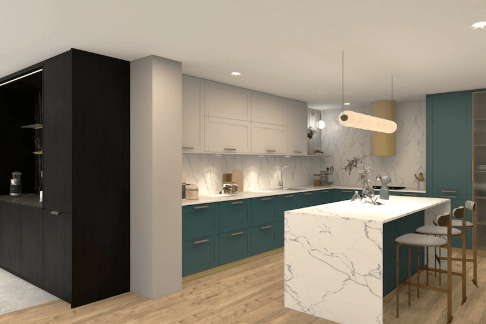 Johor Dry Kitchen, Dry Kitchen, Home Dry Kitchen, Kitchen Space, Kitchen Planning, Kitchen Area