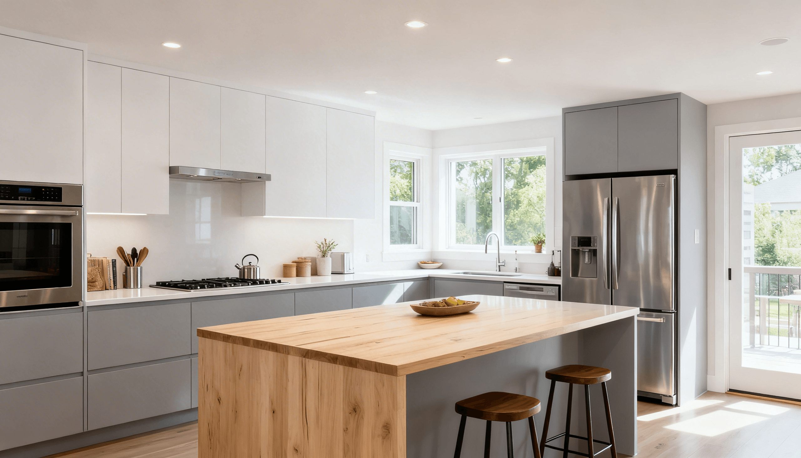 Modern Kitchen Makeover, Modern Kitchen, Kitchen Makeover, Home Kitchen, Kitchen Looks, Kitchen Aesthetic