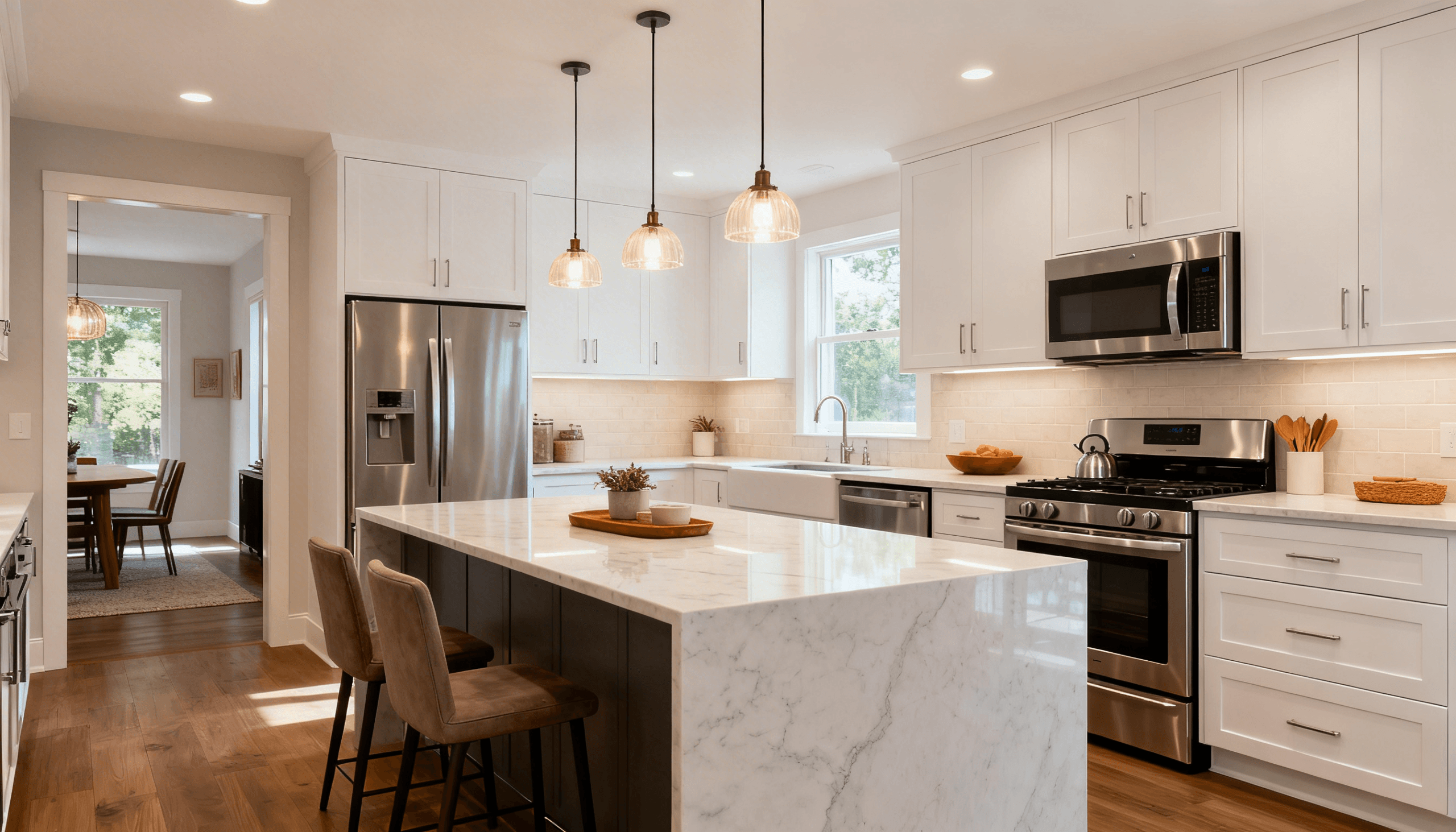 Modern Kitchen Makeover, Modern Kitchen, Kitchen Makeover, Home Kitchen, Kitchen Looks, Kitchen Aesthetic