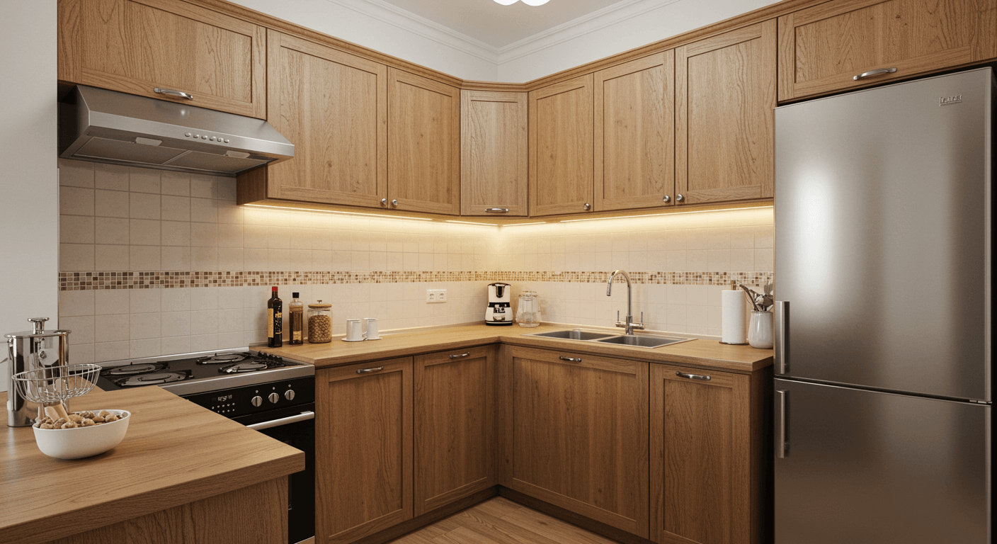 Tiny Kitchen Guide, Small Kitchen Tips, Small Kitchen Design Tips, Small Kitchen Space Tips, Tips For Small Kitchen Design, Small Kitchen Design Aspects