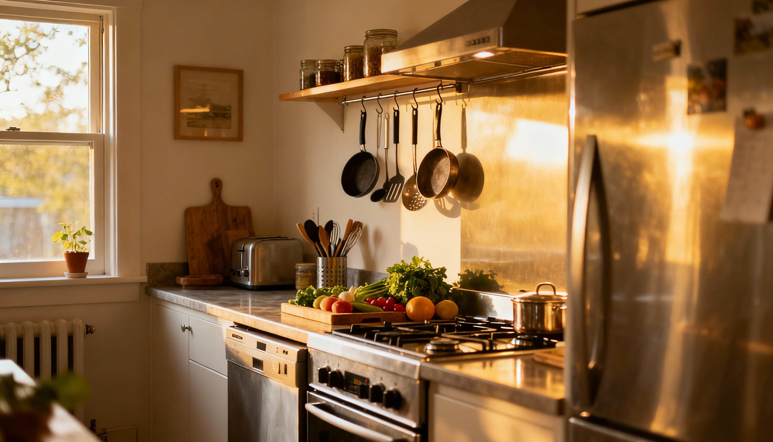 Kitchen Cabinet Johor Bahru Spaciously Small Kitchen, Small Kitchen Tips, Kitchen Space Tips, Tips For Small Kitchen, Home Kitchen Tips, Small Sized Kitchens