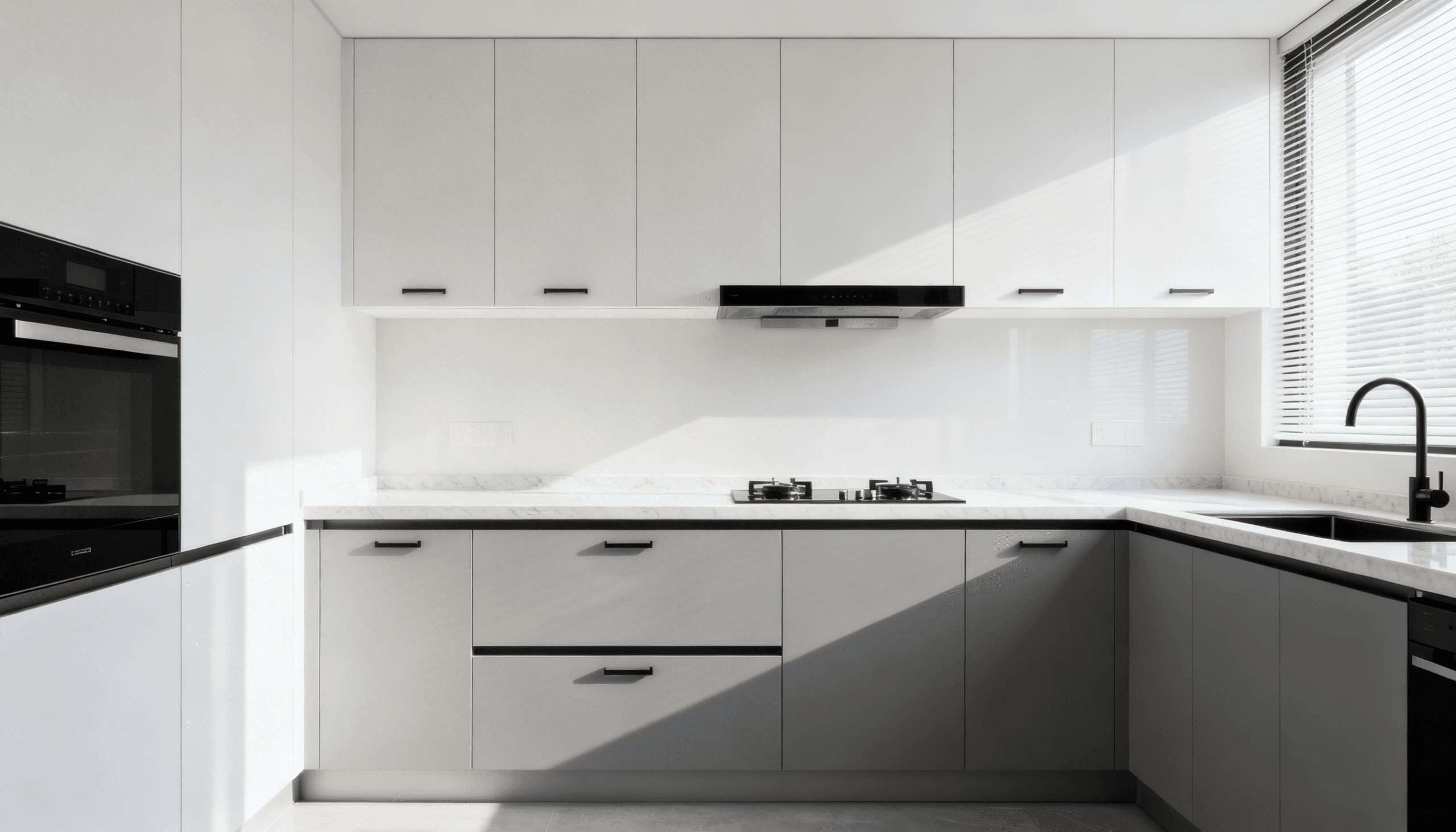 Kitchen Cabinet Johor Bahru The Minimalist Kitchen, Kitchen Design, Kitchen Aesthetics, Kitchen Decor, Kitchen Planning, How A Kitchen Looks, Tips For Minimalistic Kitchen, Minimalistic Kitchen Design