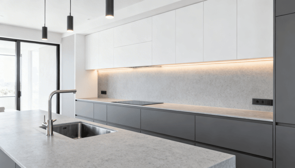 The Minimalist Kitchen, kitchen design, kitchen aesthetics, kitchen decor, kitchen planning, how a kitchen looks, tips for minimalistic kitchen, minimalistic kitchen design