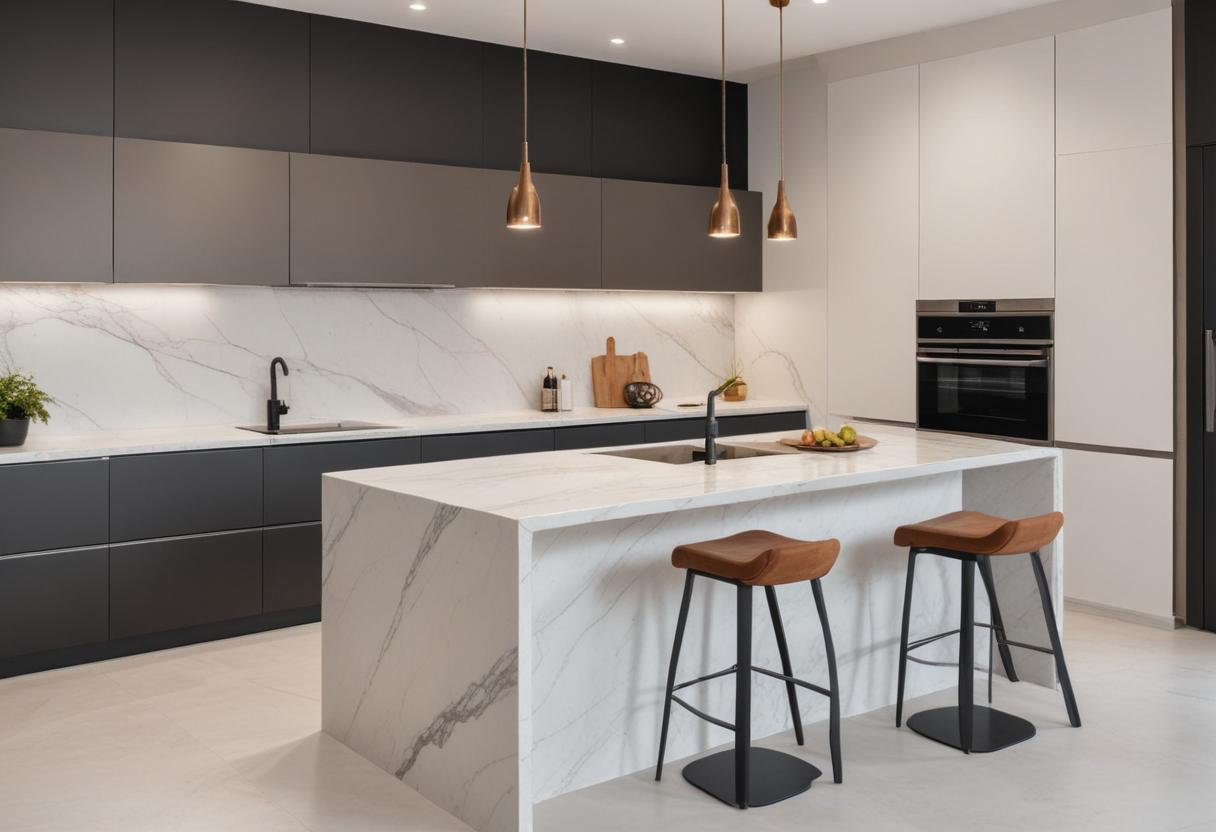 Countertops 101, Kitchen Countertop, Countertop Tips, Home Kitchen Countertops, Kitchen Countertop Maintenance, Kitchen Countertop Tips, Taking Care Of Countertops, Tips For Countertop Care, Cabinet Designers, Ampquartz Kitchen, Home Kitchen Space Tips, Excellent Countertop Care