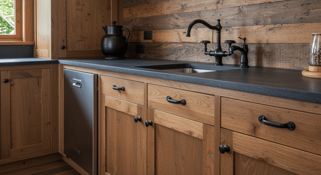 Demi Moore Unpainted Kitchen, home kitchen, kitchen cabinet, cabinet styles, home cabinet styles, kitchen cabinet outlook, cabinet designs, cabinet aesthetics