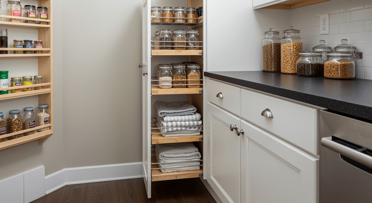Sublime Pantry Organisation, Kitchen Pantry Tips, Pantry Organisation Tips, Good Kitchen Pantry Tips, Neat Pantry, Kitchen Pantry Arrangement, Neatness In Kitchen Pantries, Kitchen Pantry Tips And Tricks
