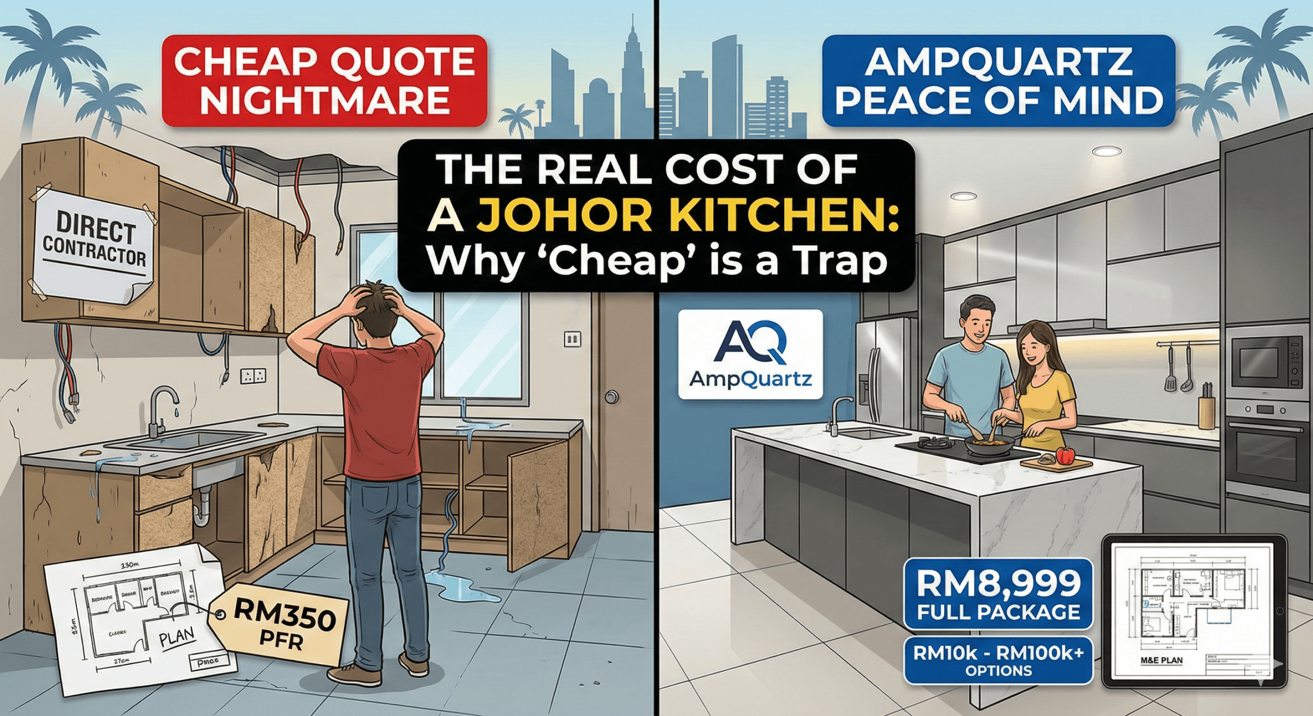 ampquartz kitchen cabinet johor