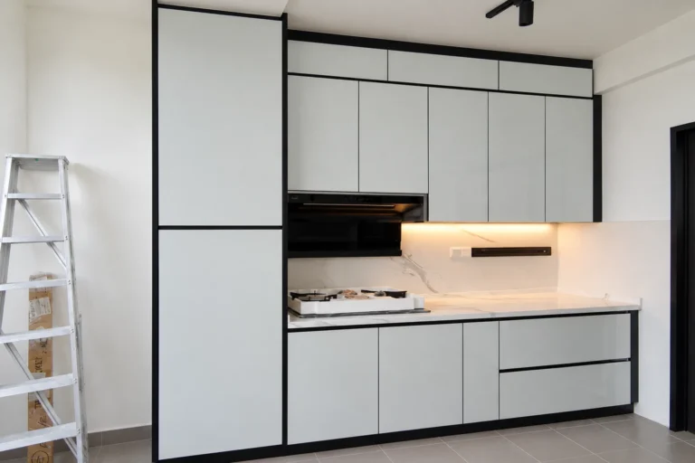 Modern Minimalist Kitchen Installation